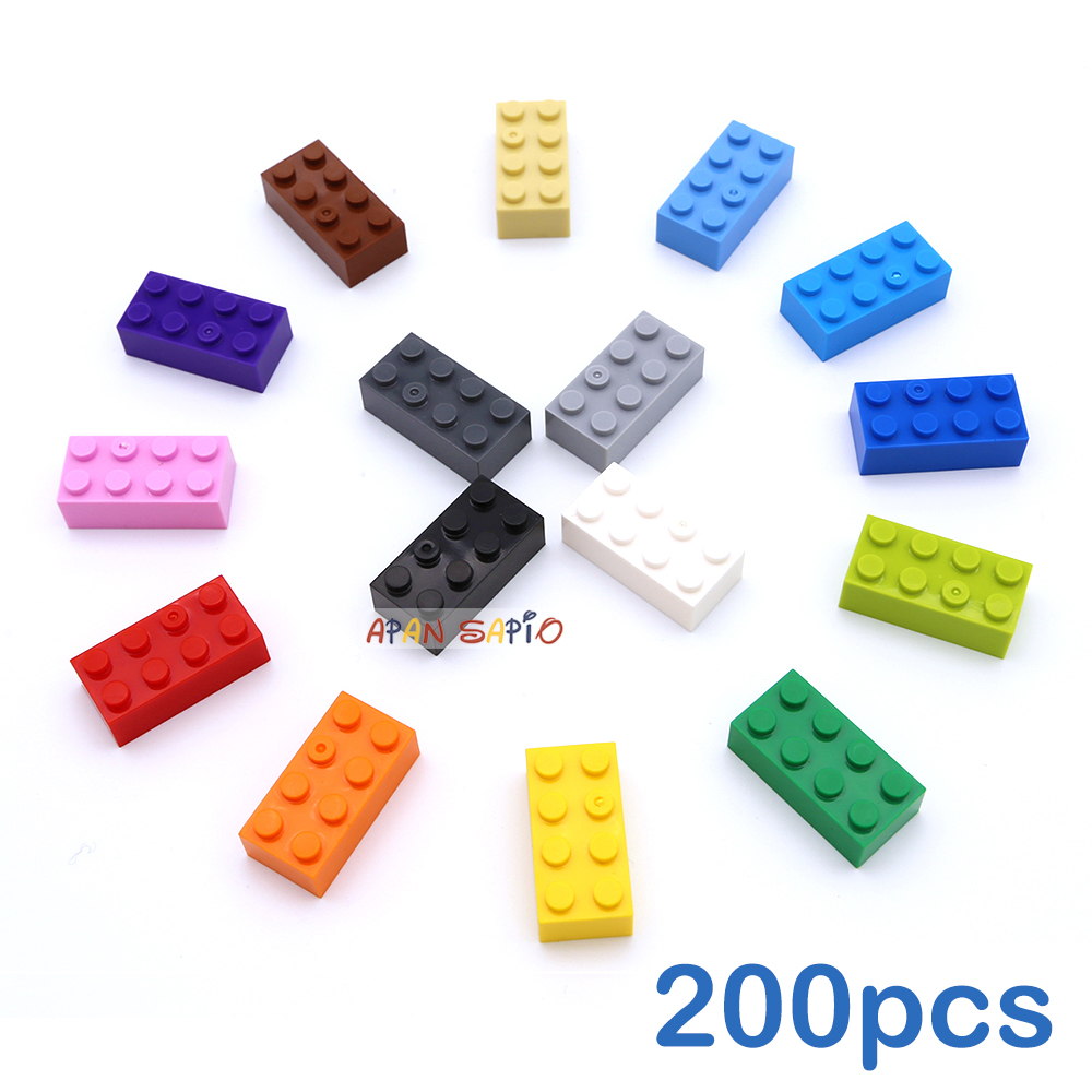 Lego Set Creator - 200pcs 2x4 도트 DIY 빌딩 블록