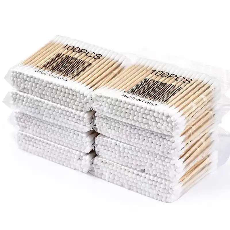 도매 100/300/500/1000pcs 양면 면봉,  - Baby Products Wholesale 리뷰 및 가격