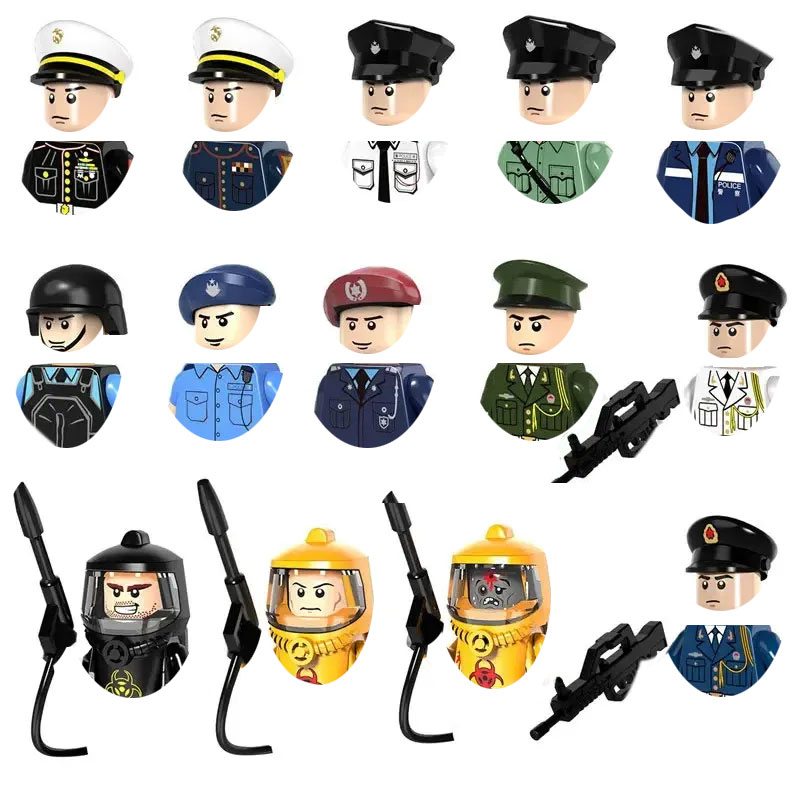 특수 경찰 도시 교통 경찰 빌딩 블록 무기와 총기가 있 - Lego Set Creator 리뷰 및 가격