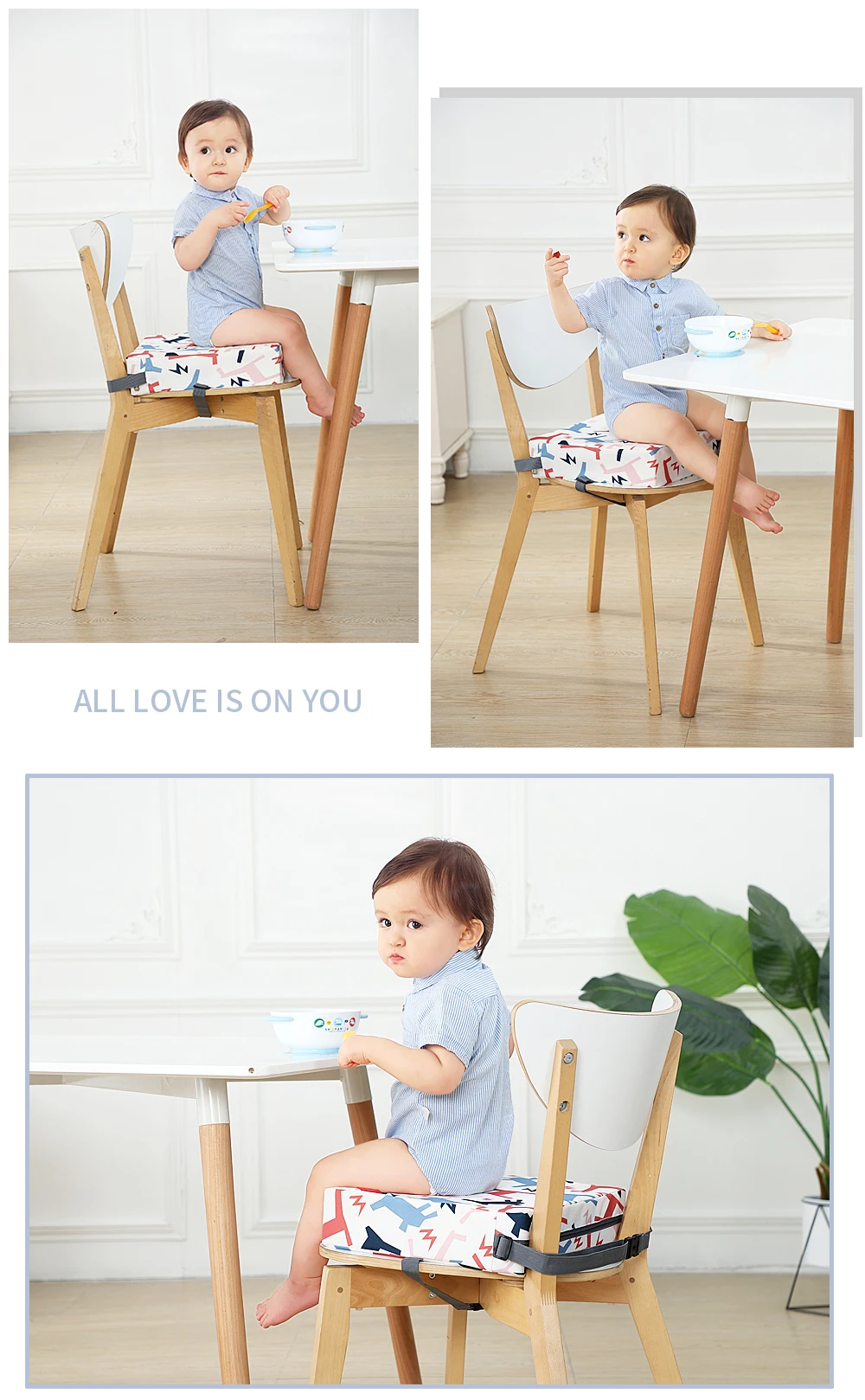 아이들을 위한 부스터 시트 쿠션 패드 베개, 유아용 식 - Baby High Chair Booster 리뷰 및 가격